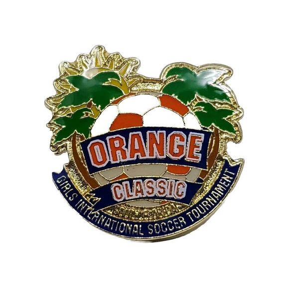 Jewelry - Orange Classic 2016 SOCCER Girls Int'l Tournament Annual Sports Pins Int'l New
